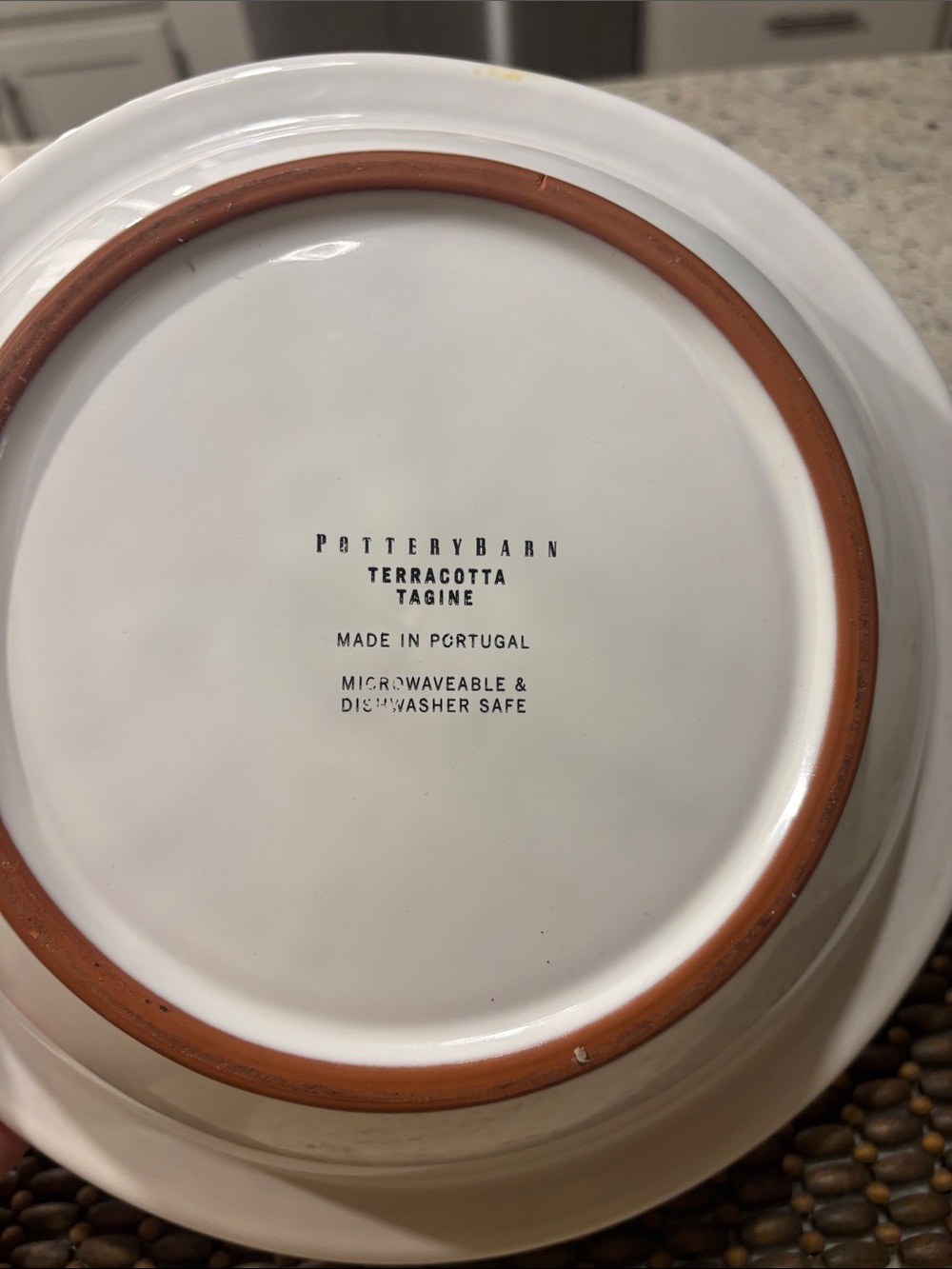 Pottery Barn White Glazed Terracotta Tagine 11” - Picture 8 of 9